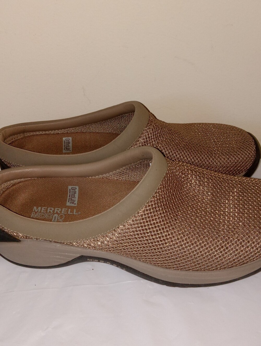 Merrell Tan Ebcore Breeze Mesh Cushioned Mules 10 - Picture 4 of 10